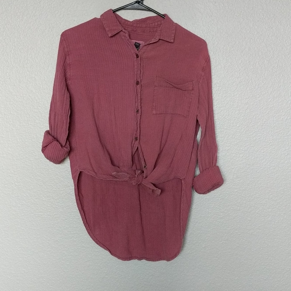 Button down tunic